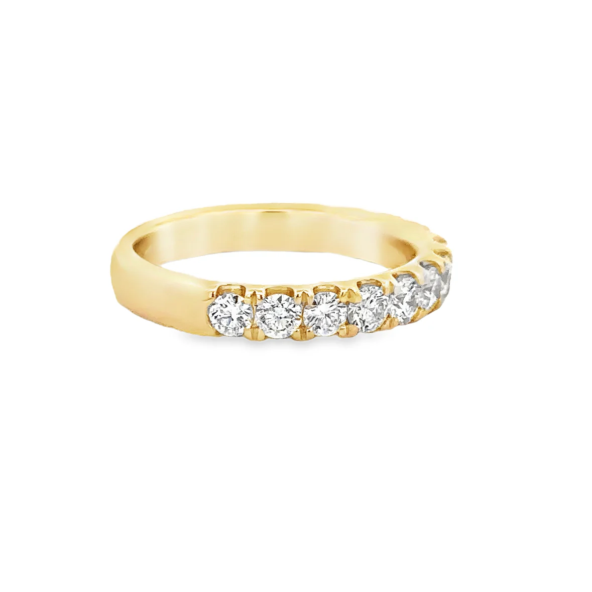 1.0 CTW Diamond Band in Yellow Gold - Image 2