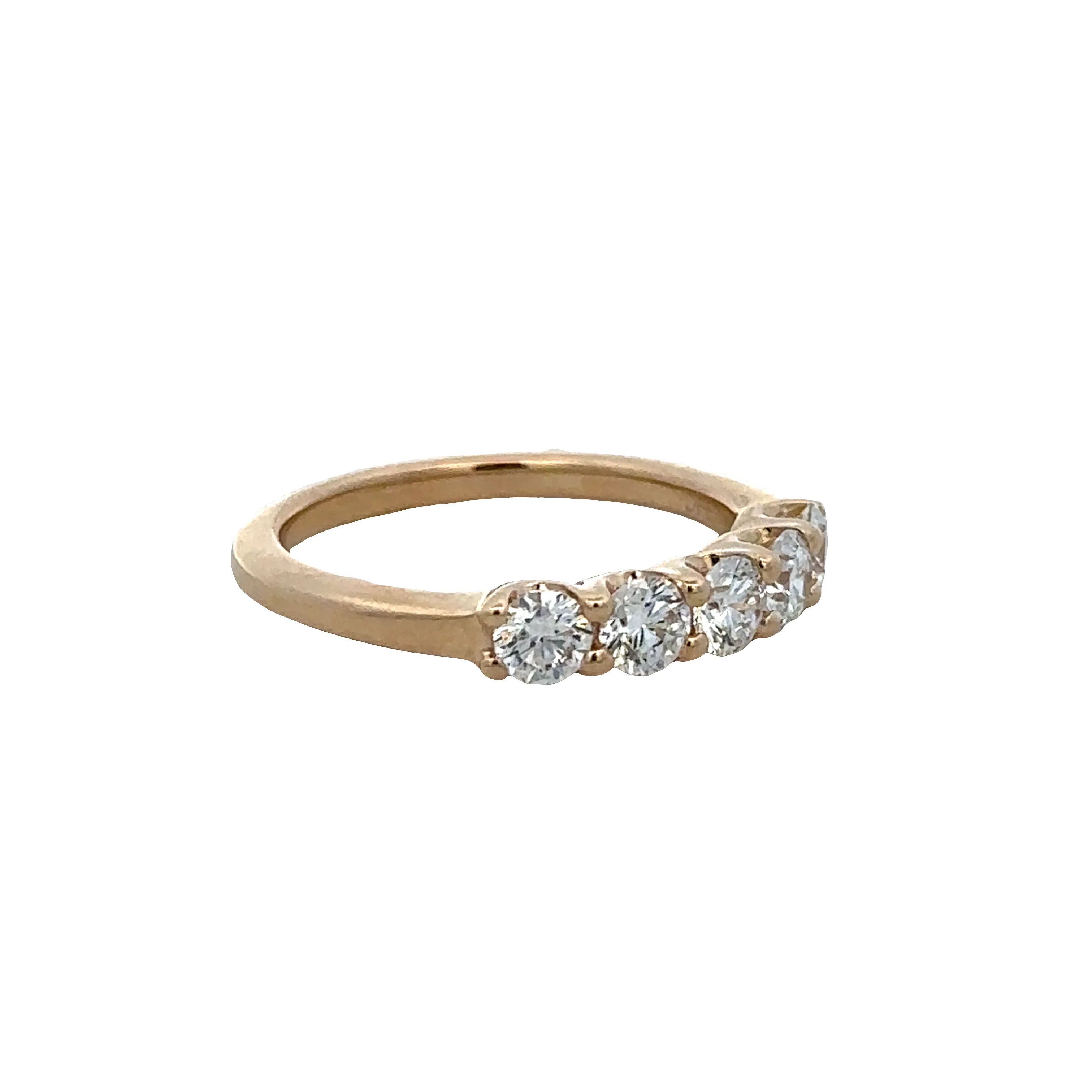 14K Yellow Gold Diamond Band – 1.00 CTW, HI/VS2-SI1 - Image 2