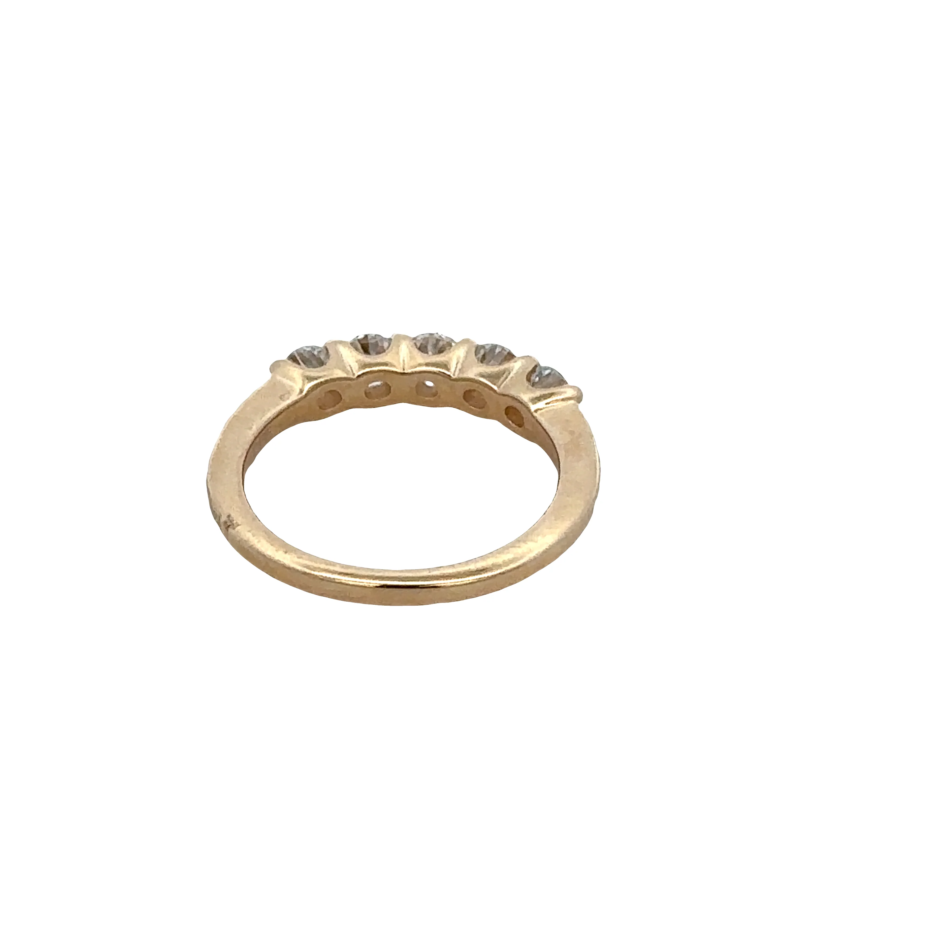 14K Yellow Gold Diamond Band – 1.00 CTW, HI/VS2-SI1 - Image 3