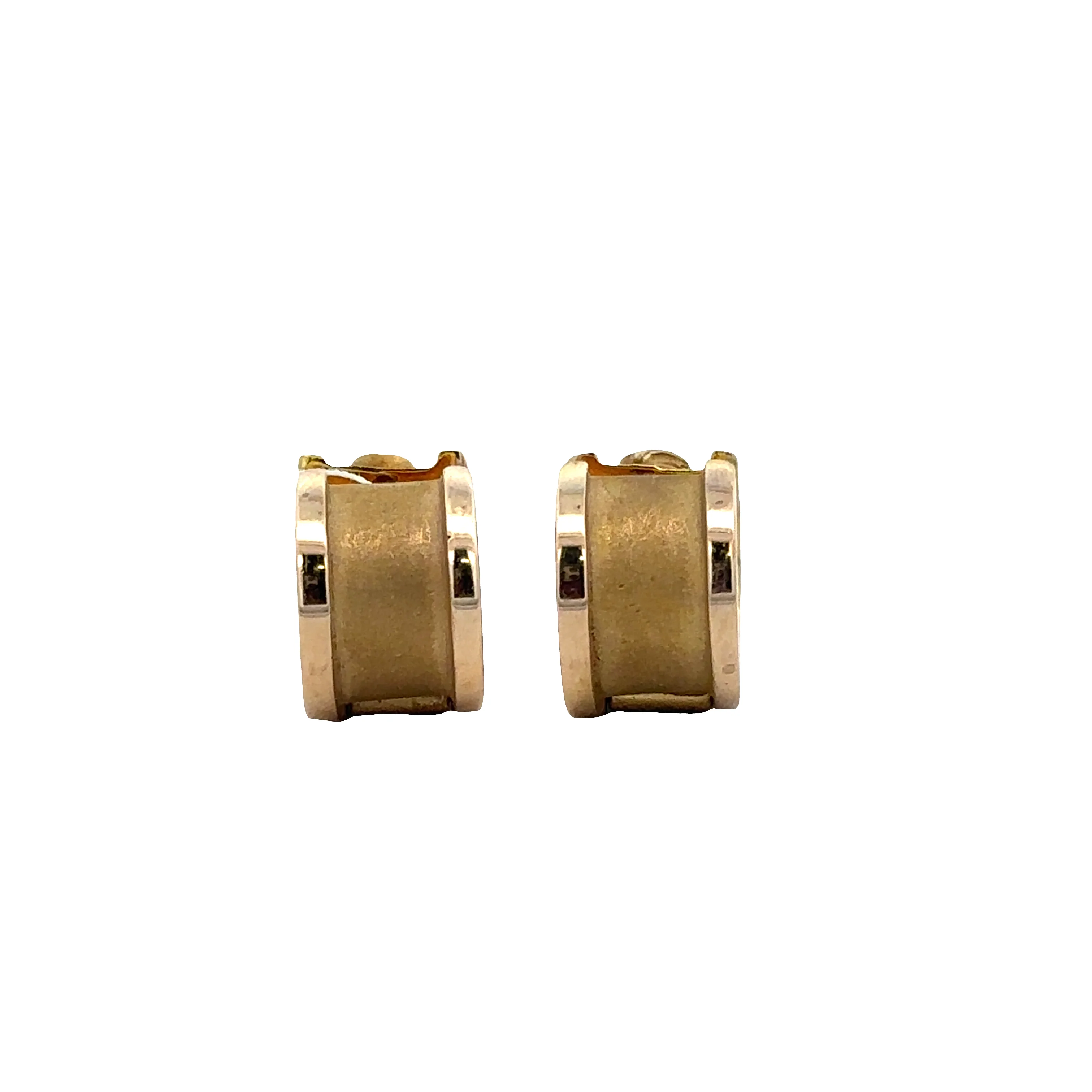 14k Yellow Gold Diamond Hoop Earrings – 0.22 CTW - Image 3