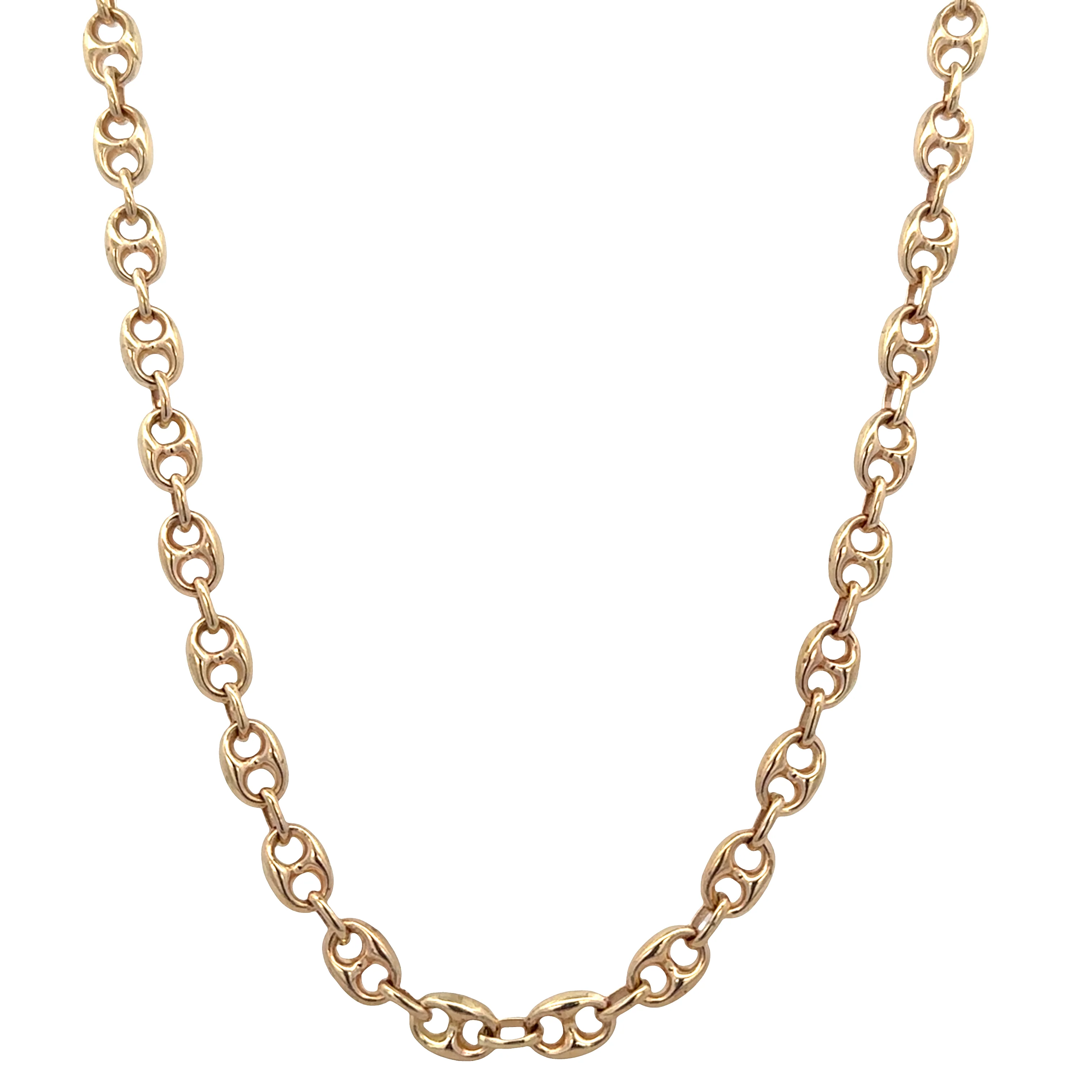 14k Yellow Gold Gucci / Mariner Link Chain Necklace – 18"