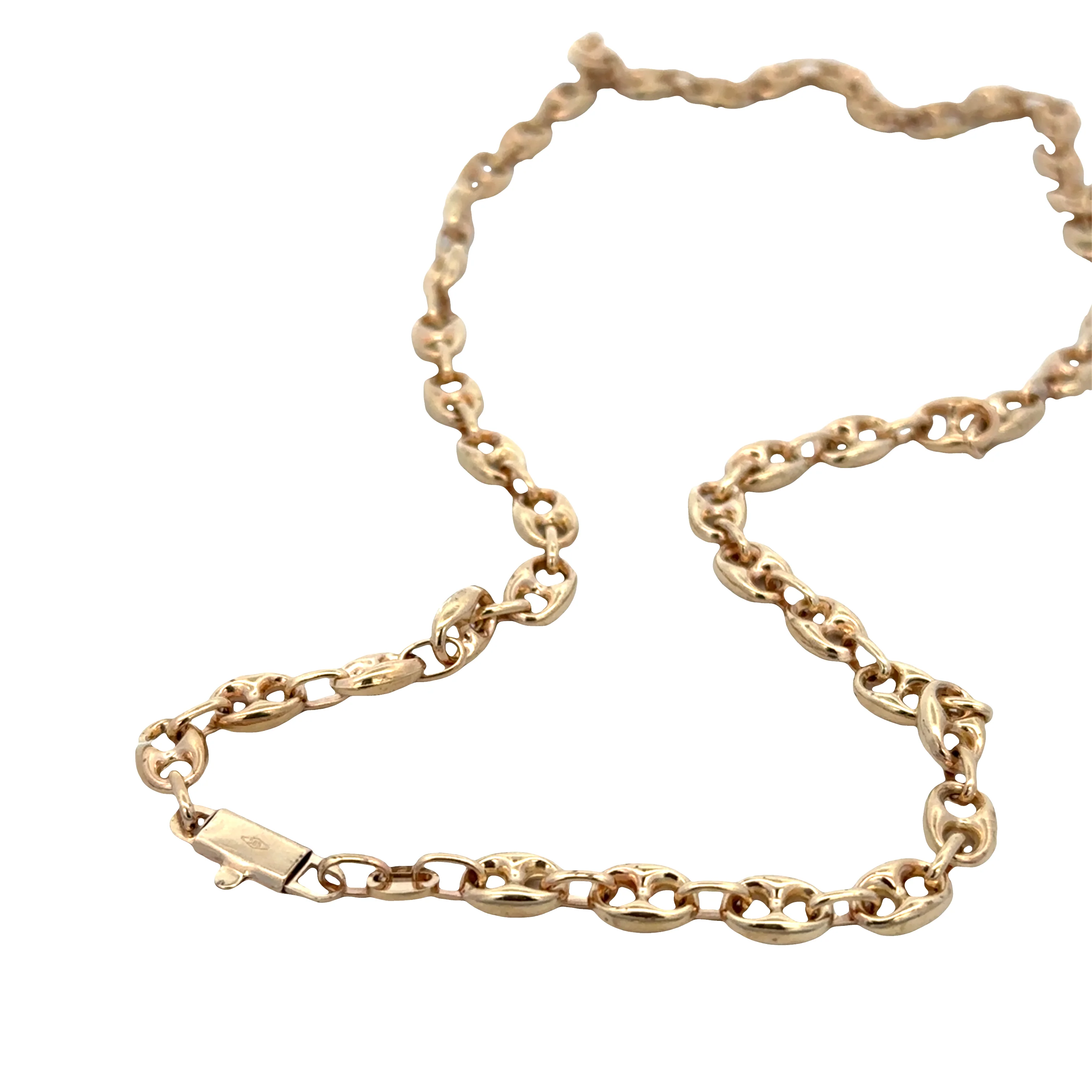 14k Yellow Gold Gucci / Mariner Link Chain Necklace – 18" - Image 3