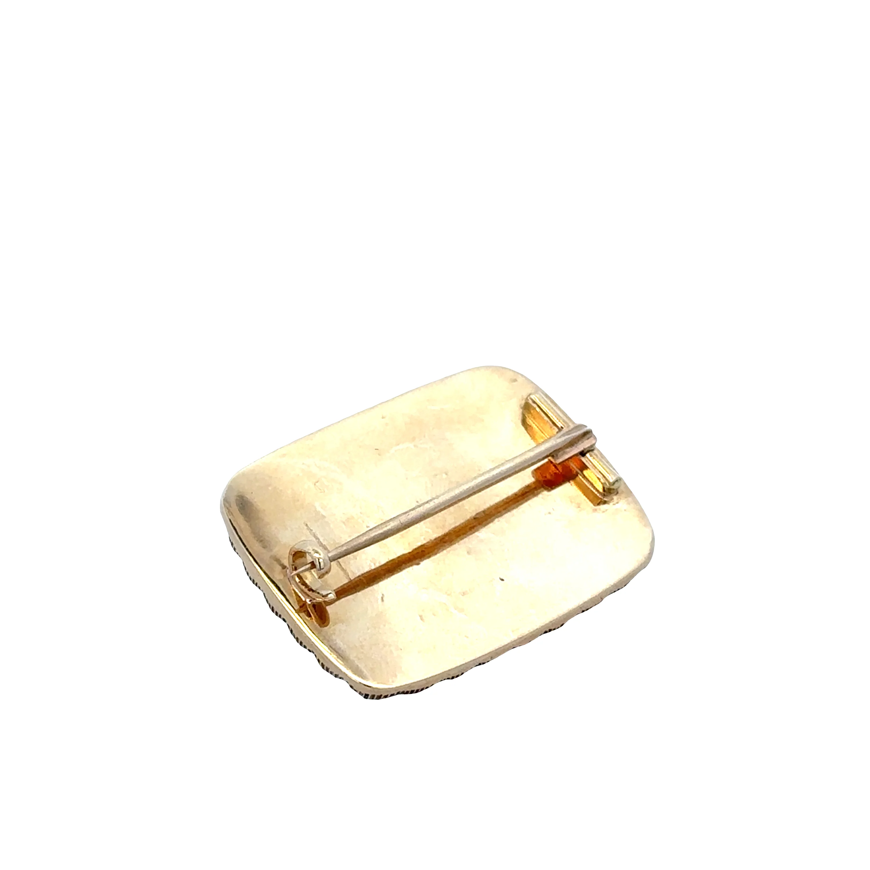 Antique Georgian/Victorian 14k Yellow Gold Carnelian Cameo & Pearl Brooch - Image 3