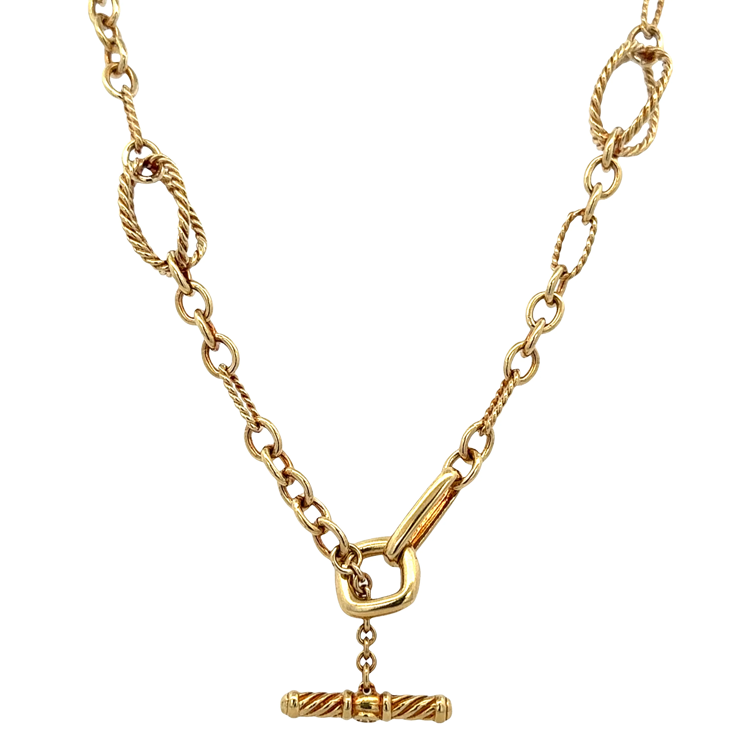 Estate 18k Yellow Gold David Yurman Lantana Necklace