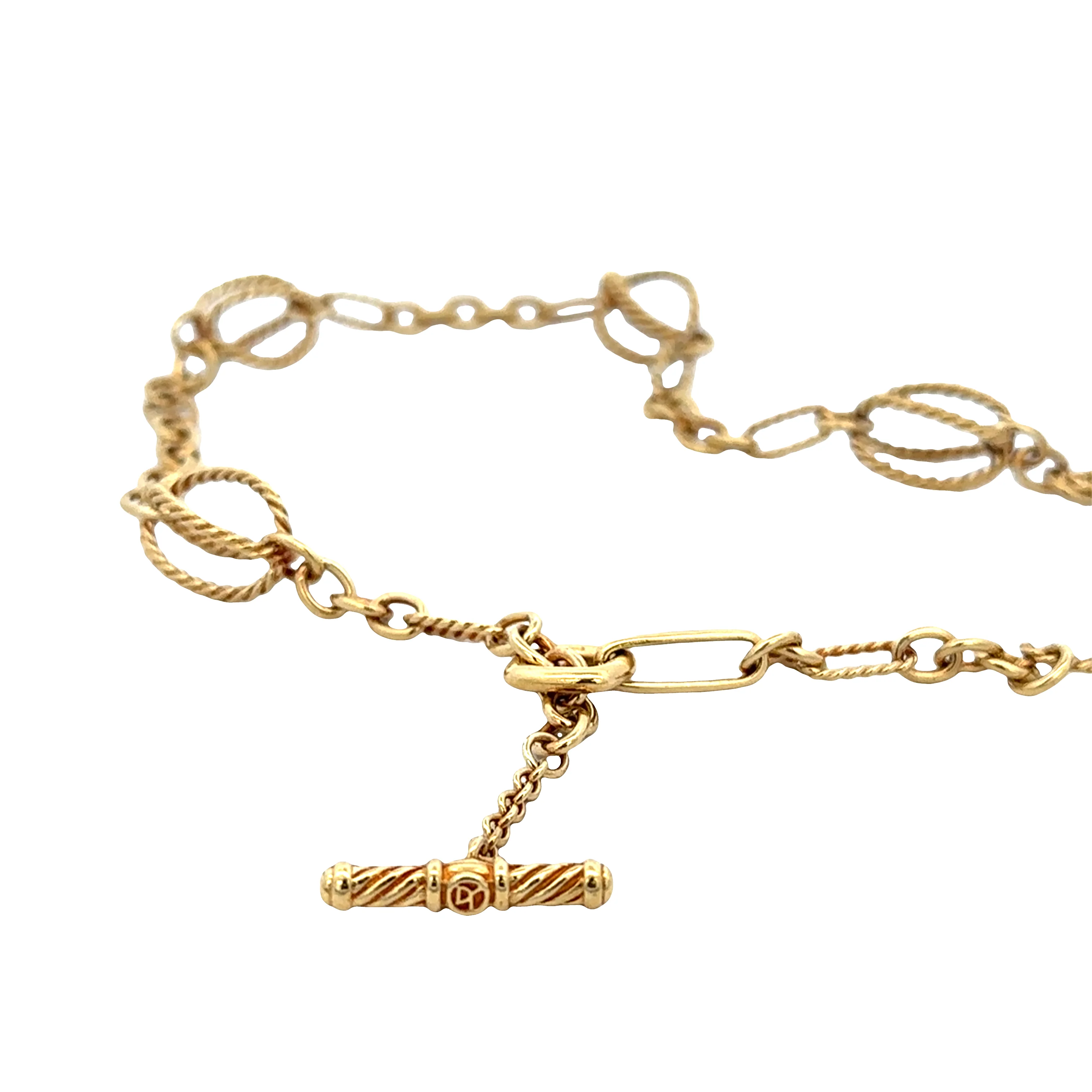 Estate 18k Yellow Gold David Yurman Lantana Necklace - Image 3