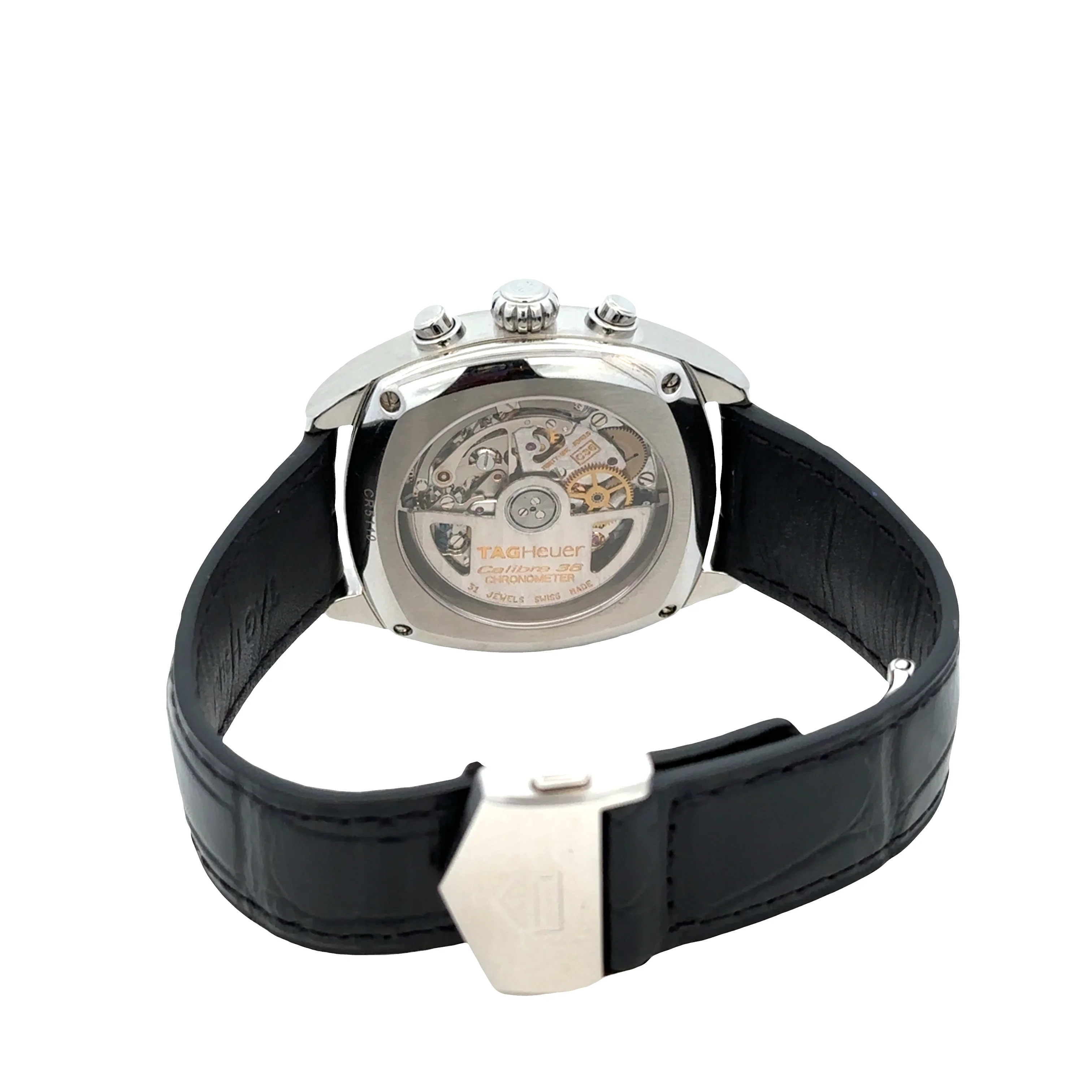 Estate Tag Heuer “Manza” Chronograph Wristwatch – Rare Zenith El Primero Movement, 38mm - Image 2