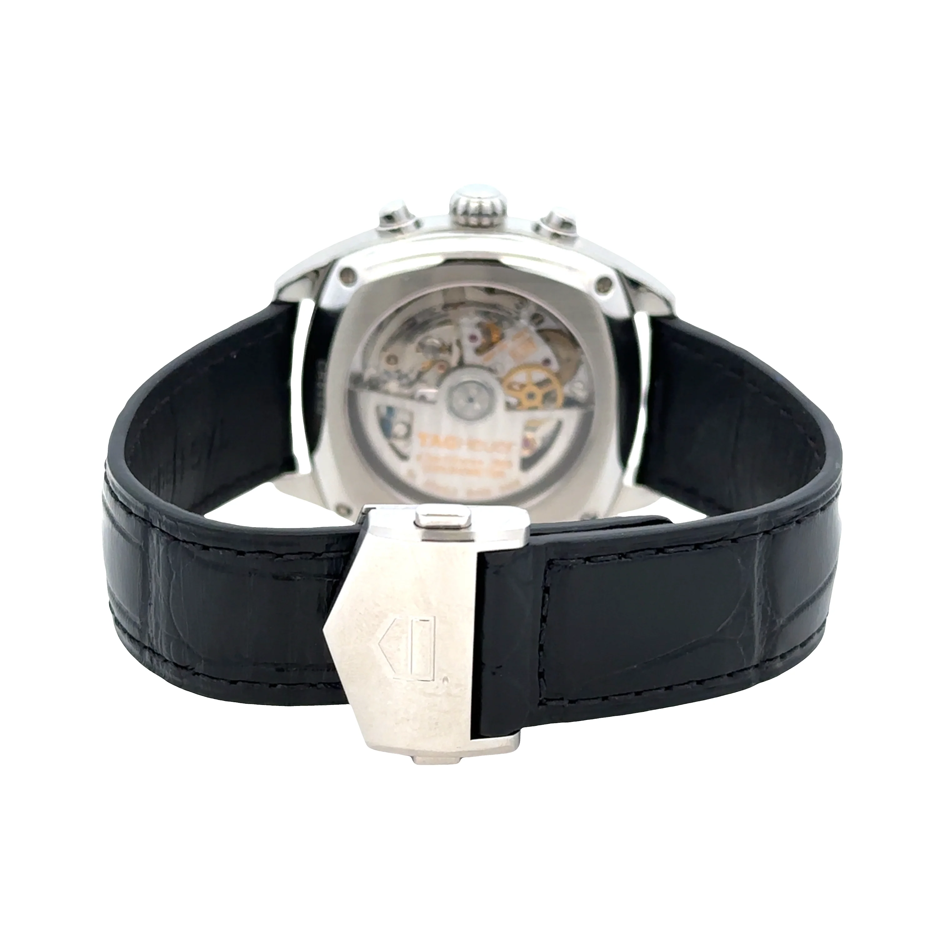 Estate Tag Heuer “Manza” Chronograph Wristwatch – Rare Zenith El Primero Movement, 38mm - Image 3