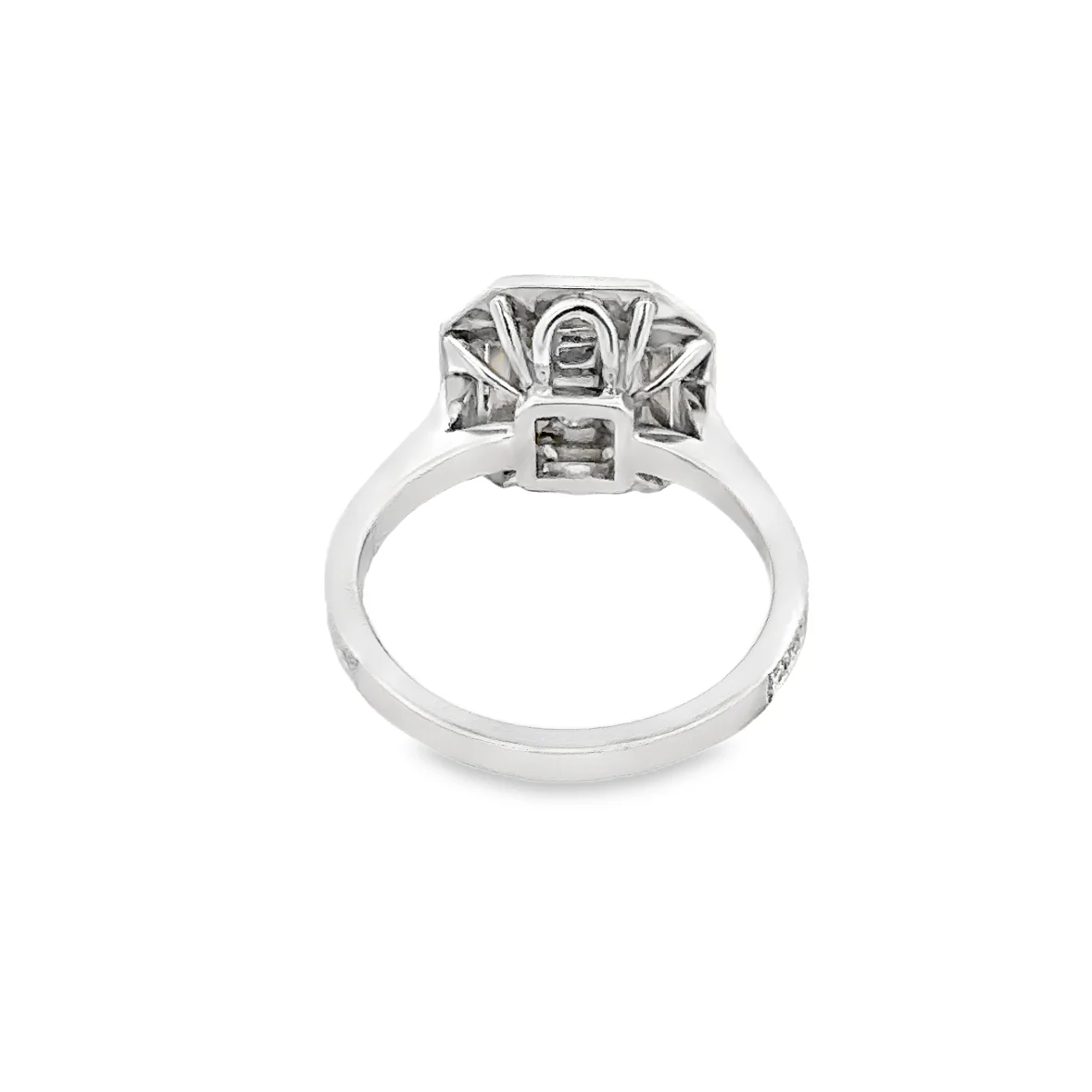 GIA .74 ct. Radiant Cut Diamond Ring in Platinum & 18k Gold - Image 3