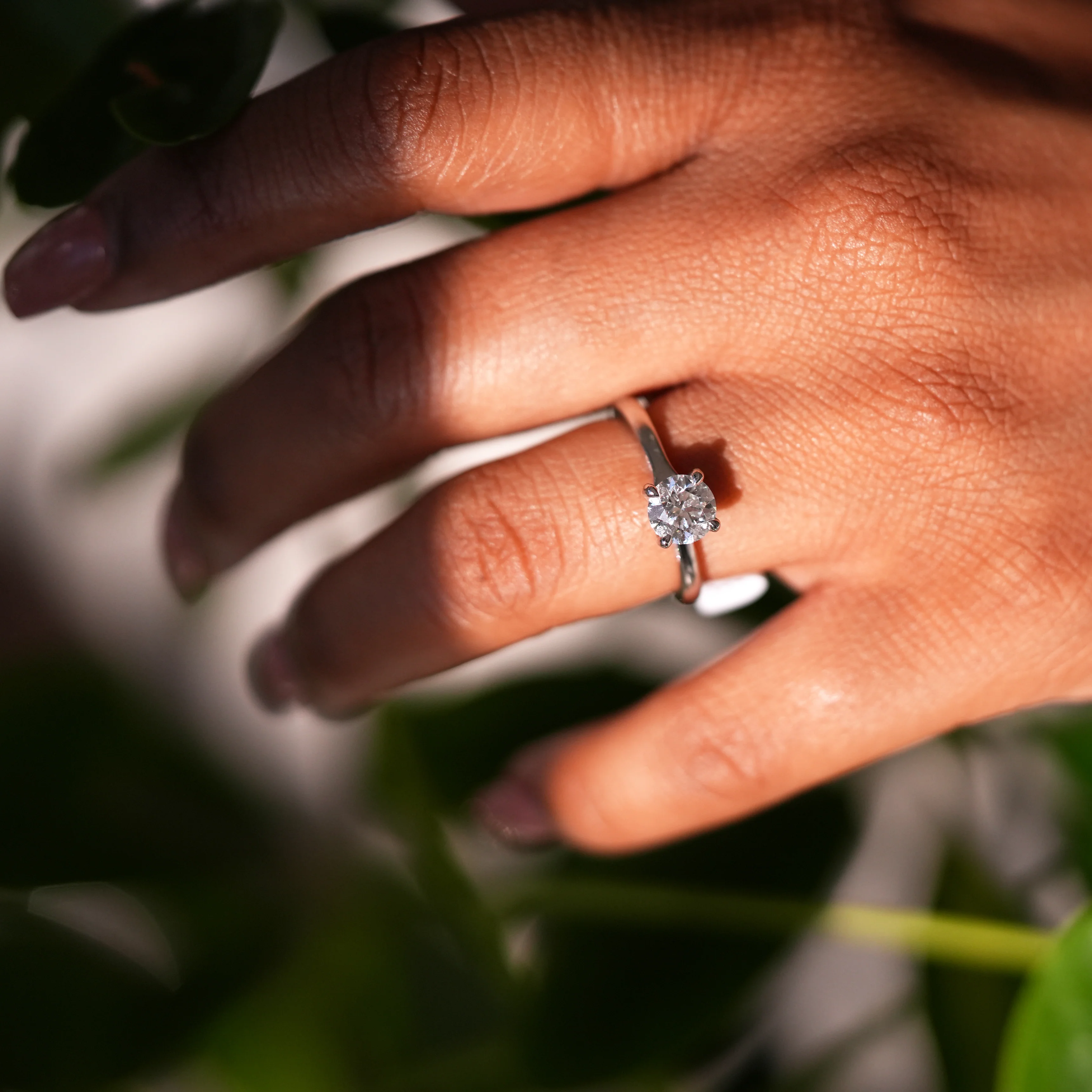 Hearts On Fire Vela 1.03 ct. G-VS2 Diamond Engagement Ring in Platinum - Image 3