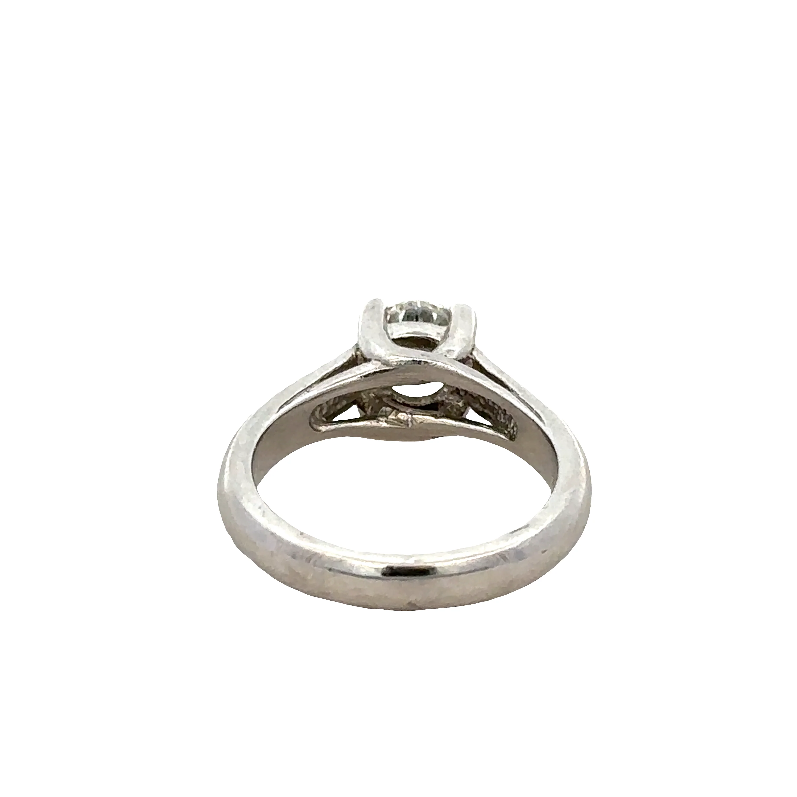 Platinum 1.20ct GIA Diamond Solitaire Engagement Ring - Image 3