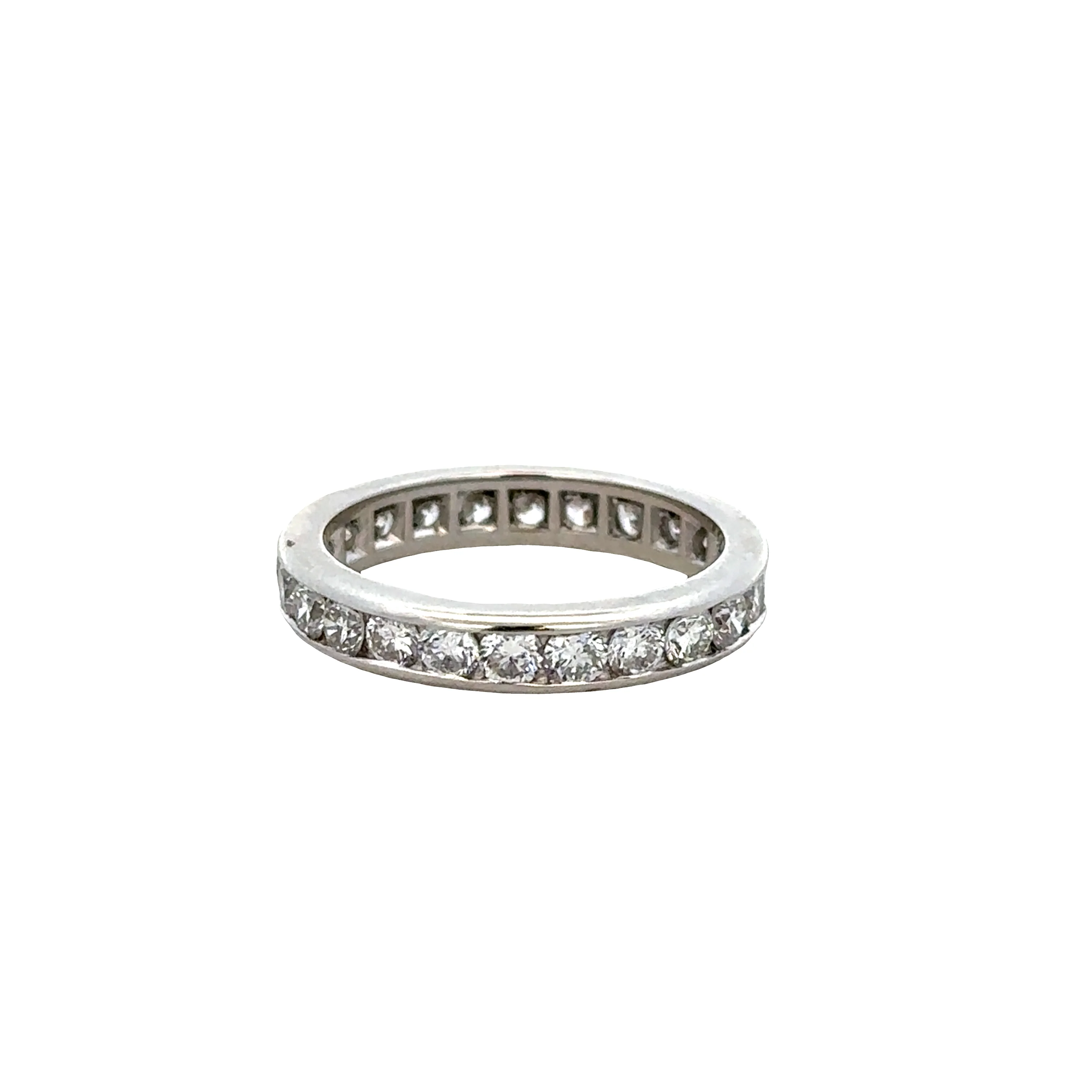 Platinum Diamond Eternity Band