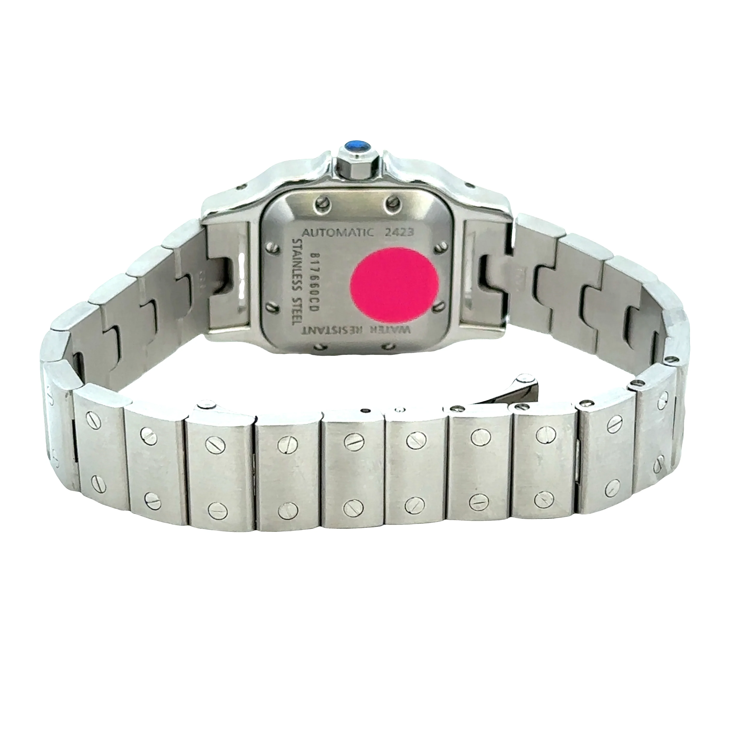 Pre-Owned Cartier Santos Galbée Stainless Steel Wristwatch - Image 3