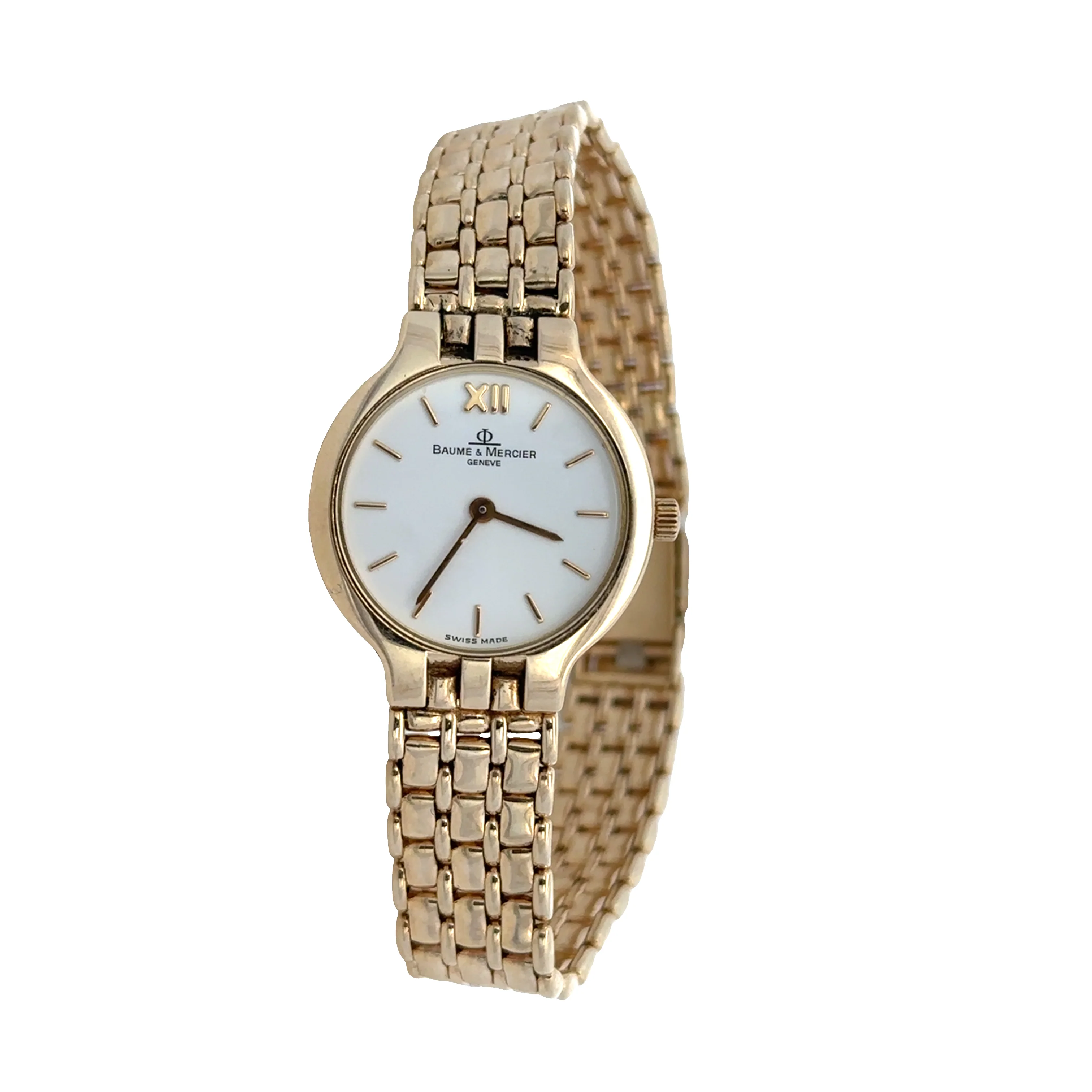 Vintage Baume & Mercier 14k Yellow Gold Ladies Wristwatch – Ref. 6656